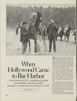 When Hollywood Came to Bar Harbor