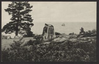 Champlain Monument Postcard