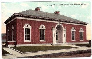 Jesup Memorial Library Postcard