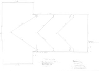 Jesup Memorial Library Architectural Drawings - Plan Showing Akron Pipe to Drain Foundations - Drawing No. 111