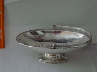 Silver Cake Basket