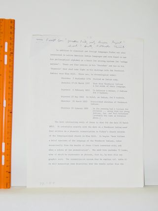 Jonathan Fisher, Early American Linguist