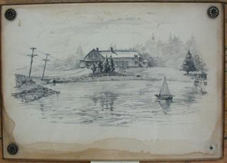 Hamor House sketch