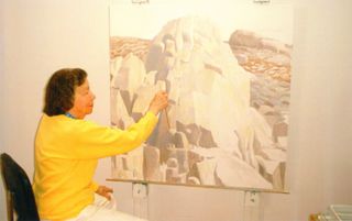 Edna Andrade painting