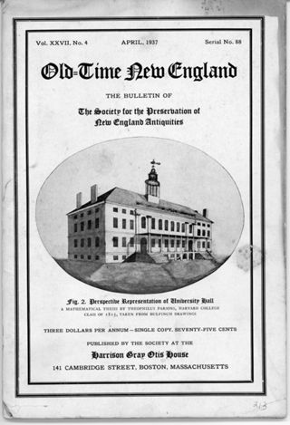 Old Time New England booklet with story "The Steamer J.T. Morse and others