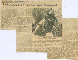 "Preble Launches Attack On Pirate Stronghold"