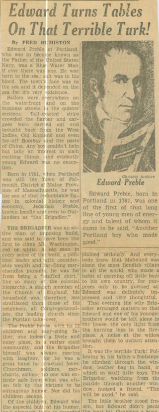 "Edward Turns Tables On That Terrible Turk!"