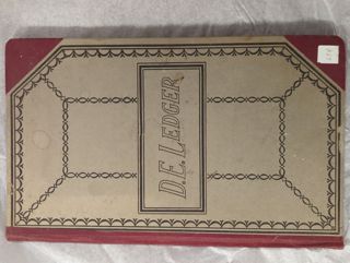 Edgar White accounts ledger