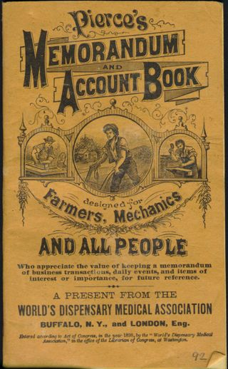 Pierce's Memorandum and Account Book 1898