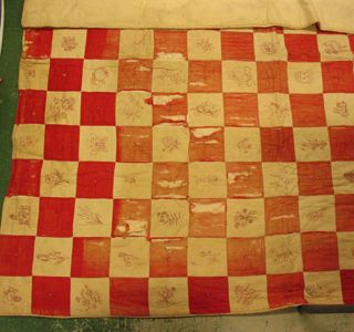 Quilt by Leah Jeanette (Sawyer) Stanley (1874-1944)