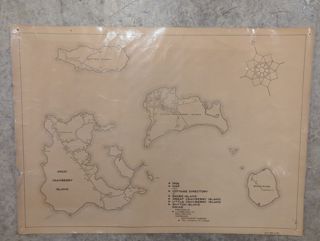 Cranberry Isles Map and Cottage Directory 1958 (laminated)