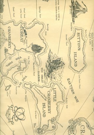 Map of Cranberry Isles, Maine