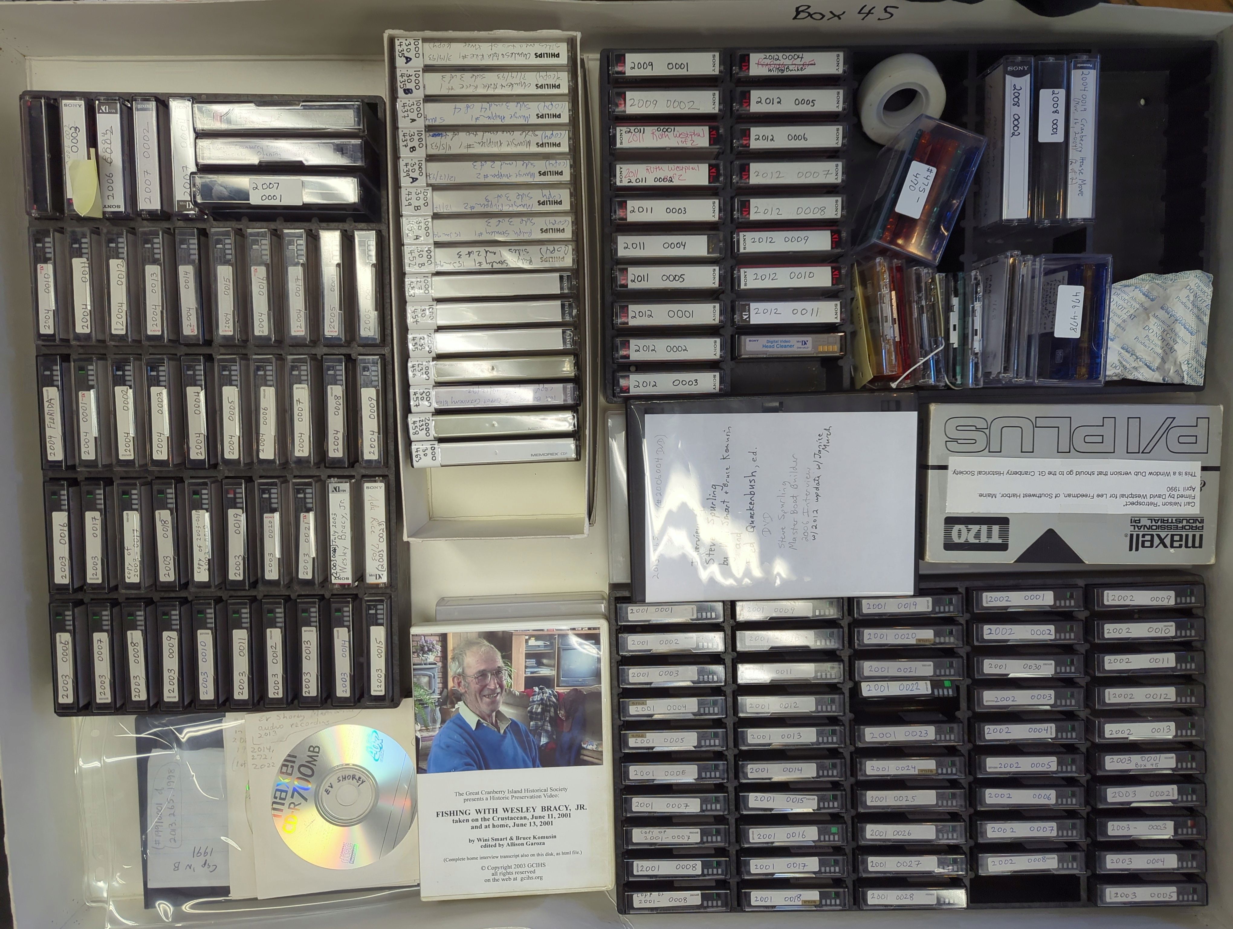 Collection of over 110 digital video recordings of interviews, oral histories, and events