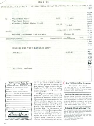 Polly Storey Collection - Sierra Club Magazine Ad.