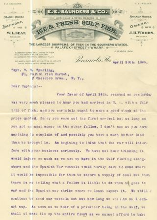 A letter to Capt. Spurling