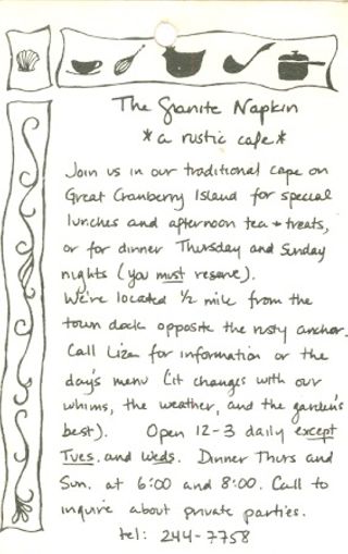 "The Granite Napkin"