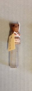 Old Glass Bottle with a Cork Stopper