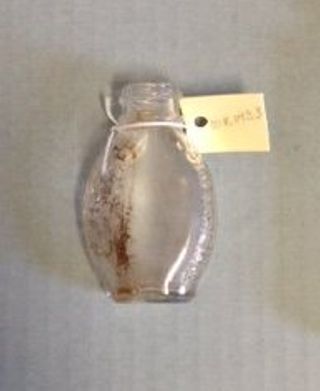 Dupont's Parfum glass bottle with stopper