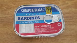 Can for General Sardines in Soybean Oil