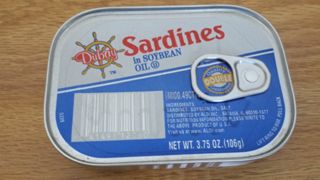 Can for Dubay Sardines in Soybean Oil