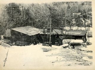 Charlie Hodgdon's Blacksmith's Shop in Hall Quarry