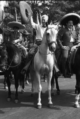 Parks Commissioner August Hecksher welcomes Mexican rodeo to New York City
