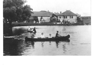 Mill Pond, Canoes, Library: Somesville
