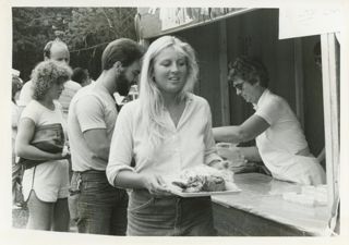 Customer at Rotary Club Food Concession