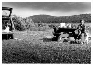 LaRue Spiker at Campsite