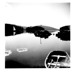 Cut granite in Somes Sound in Somesville