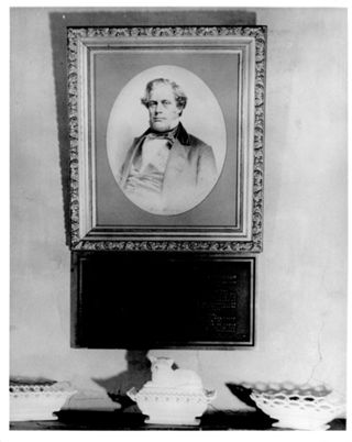 Photograph of portrait of Owen Lovejoy for Elijah Book