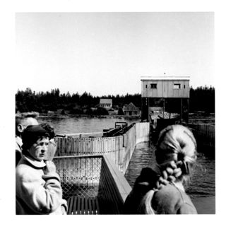 Waiting for ferry at Swans Island