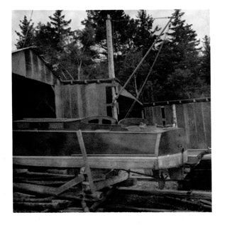 Boat at Farnsworth Boatyard