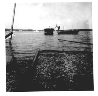 Boat Launching, Farnsworth Boatyard