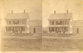 Unknown farmhouse and barn