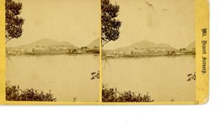 View of Bar Harbor from Bar Island, Mount Desert Island