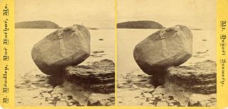 Balance Rock, Mount Desert Scenery