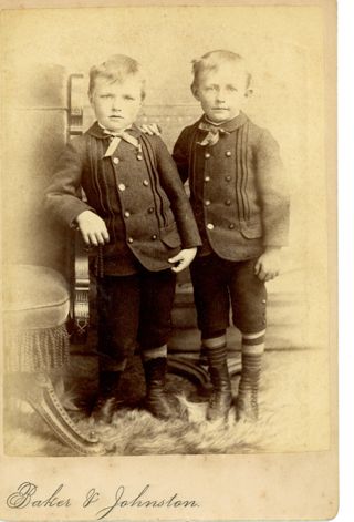 Two unknown young boys