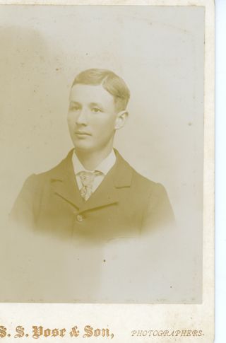Unknown young man