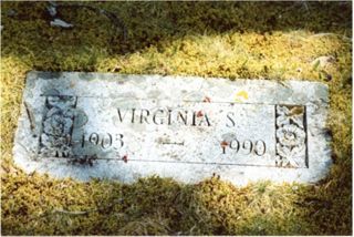 Tombstone of Virginia Somes