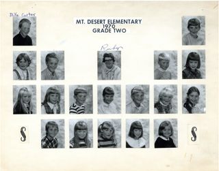 Mt. Desert Elementary School Grade Two, 1970