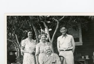 Chloe Hull, Bessie Hull Spiker, Sarah Spiker, Roy Spiker