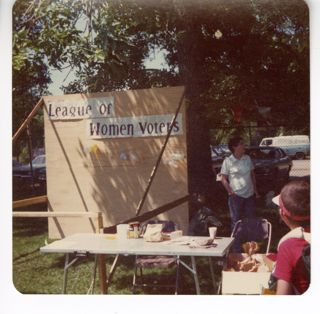 League of Voter Information Table