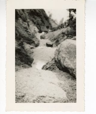 Path accross the rocks