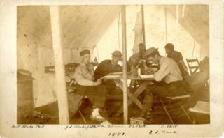 Studying in Tent, 1881