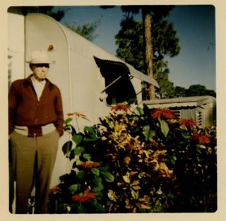 Man beside Trailer