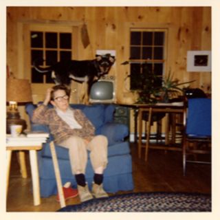 LaRue Spiker and Dog