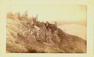 Hikers on Beech Cliff