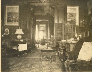 George Dorr's favorite velvet chair
