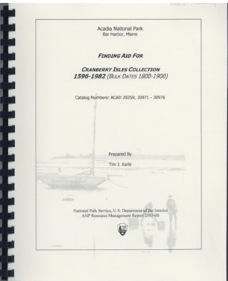 Finding Aid for Cranberry Isles Collection 1596.1982